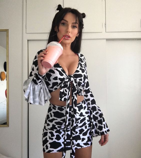 Cow outfit two piece online
